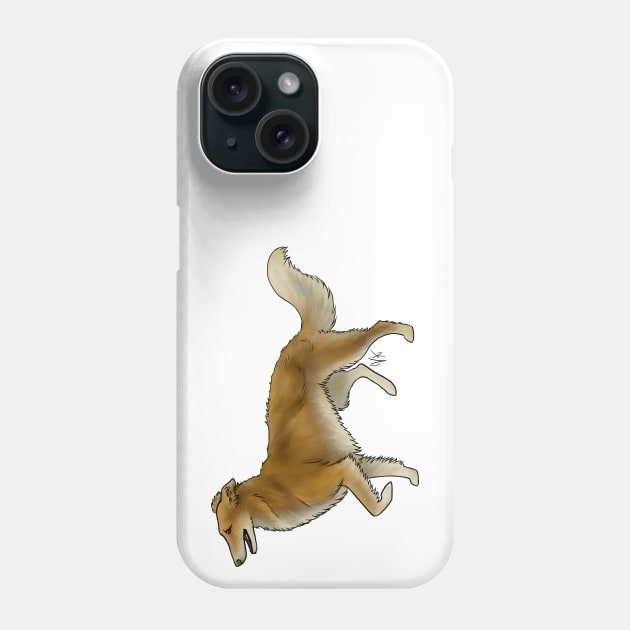 Dog - Silken Windhound - Red Phone Case by Jen's Dogs Custom Gifts and Designs