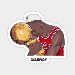 Michael Jordan First Championship Magnet