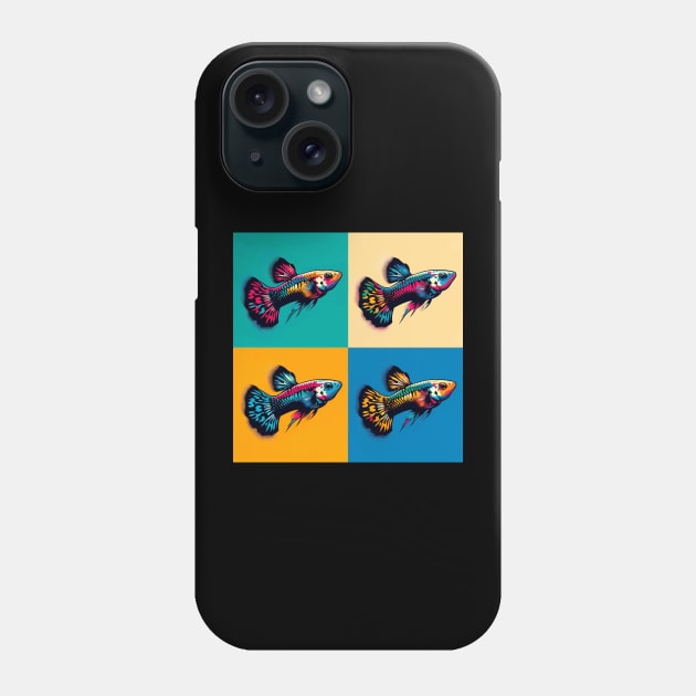 Endler Guppy - Cool Tropical Fish Phone Case by PawPopArt