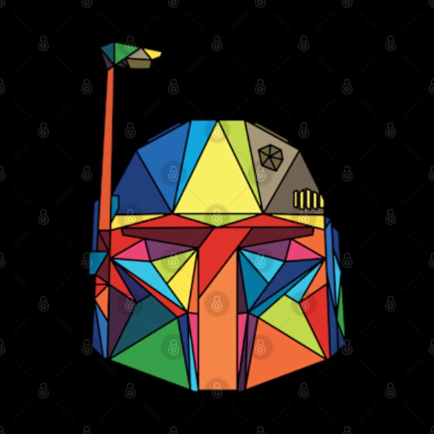 Boba Fett x Mandalorian Geometric by muckychris