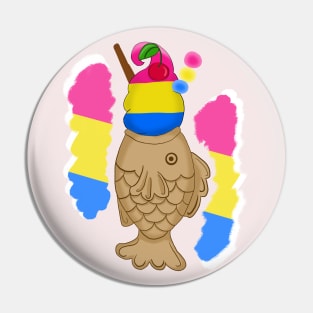 Pride Taiyaki Ice cream-Pan Flag Pin