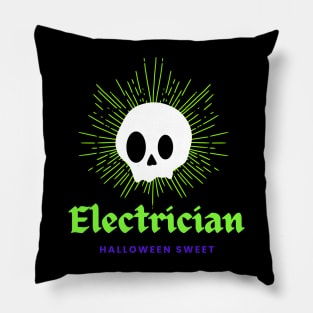 Spooky electrician Pillow