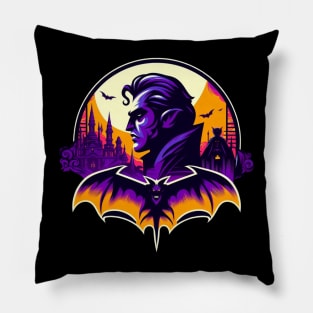 Homage to Count Dracula Pillow