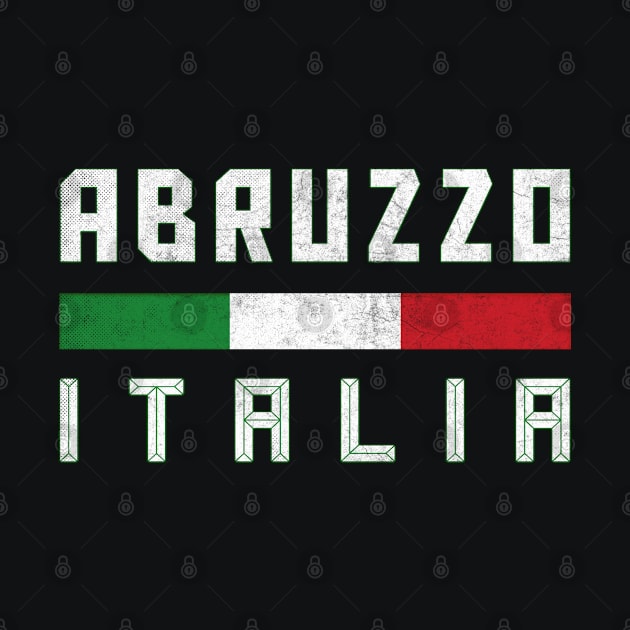 Abruzzo Italia / Italy Typography Design by DankFutura