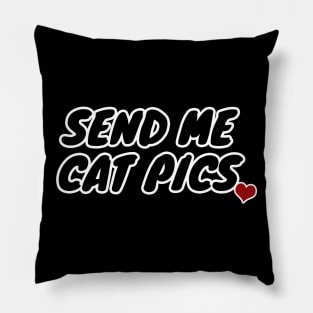 Send Me Cat Pics Pillow