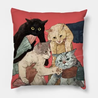 Cat Gang! Pillow