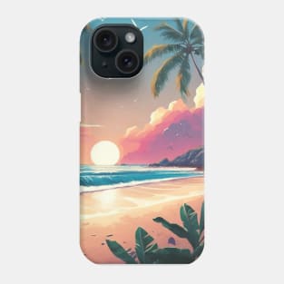 Beach, Tropical ocean Phone Case