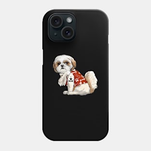 I Love Mom Tattoo Shih Tzu Mom Mother's Day Phone Case