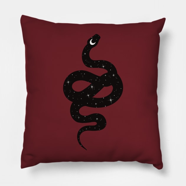 Celestial snake Pillow by Juliet & Gin