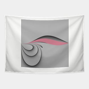 Grey and Rose pink Tapestry