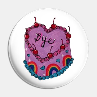 Bye Cake Pin