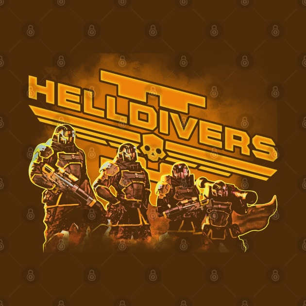 Helldivers by scribblejuice