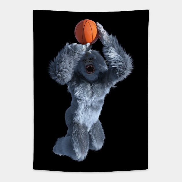 Basketball Tapestry by vonHobo