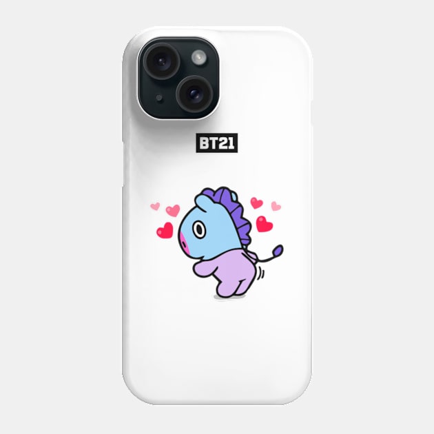 bt21 bts exclusive design 16 Phone Case by Typography Dose