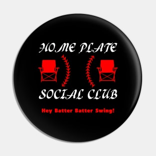 Home Plate Social Club Pitches Be Crazy Baseball Mom Womens Pin