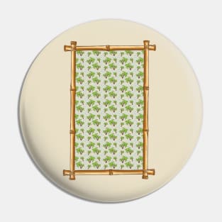 Palm Tree Tiki Frame Pin