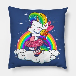 Ballet Unicorn Ballerina Dance Pillow