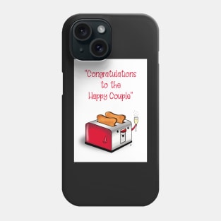 A toast to the happy couple Phone Case