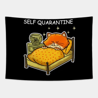 cat quarantine Tapestry