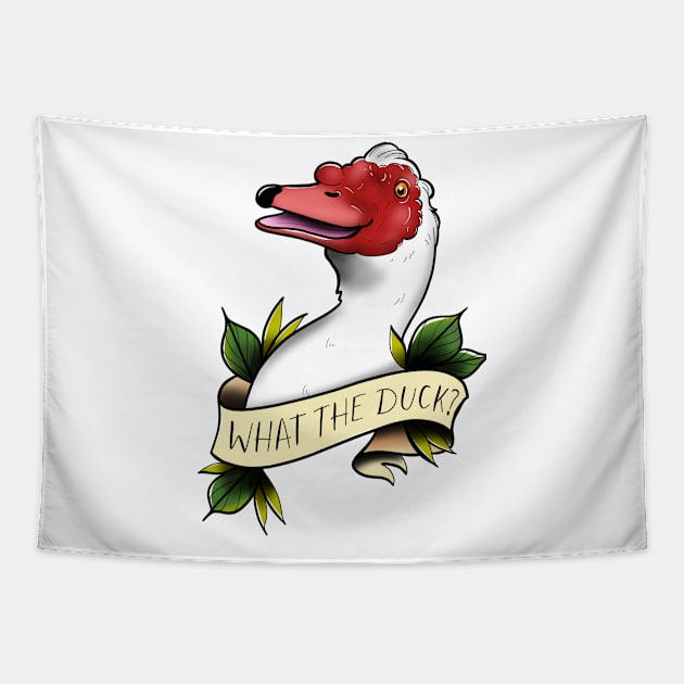 What the duck? Tapestry by Jurassic Ink