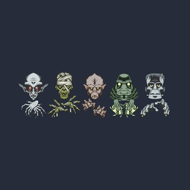 Monster Squad by nocturnallygeekyme