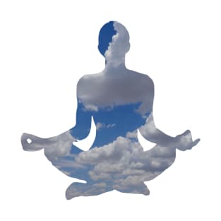 Yoga Meditation in the Clouds T-Shirt