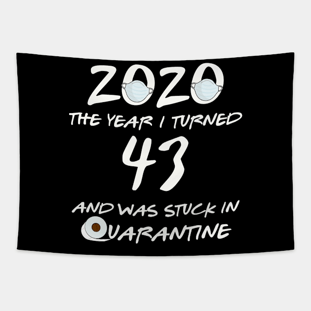 43rd Birthday Quarantine Tapestry by Junki