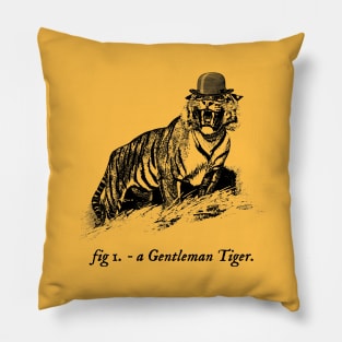 A Gentleman Tiger Pillow