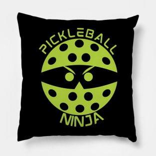 Pickleball Ninja - light green Pillow