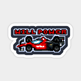 Will Power '23 Old School Magnet