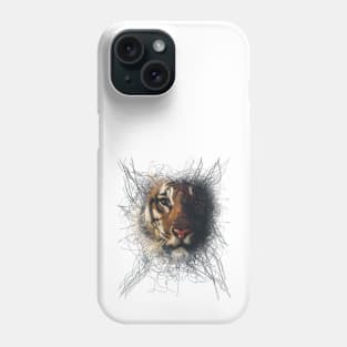 Digital Art - Bengal Tiger Phone Case