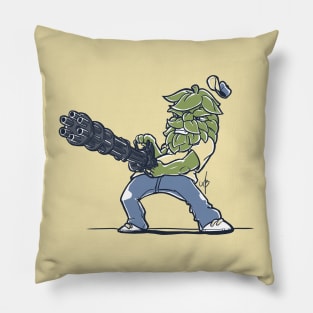 Angry hops (light) Pillow