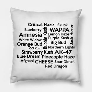 Weed Strains Pillow