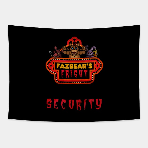 Five Nights at Freddy's - Fazbear's Fright Security Tapestry by Kaiserin