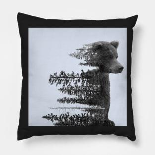 Forest bear Pillow