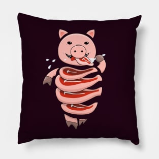 Self-Eating Pig Pillow