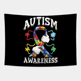 Autism Awareness Ribbon Autism Awareness Supporter Tapestry