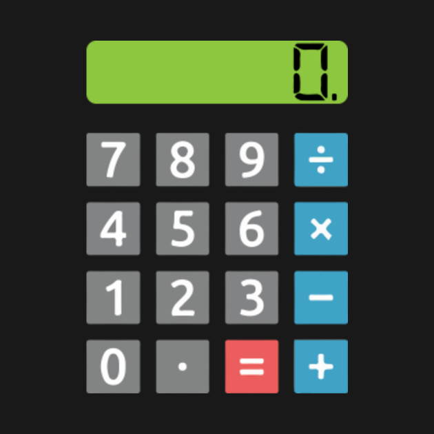 Calculator Halloween Costume Shirt Math Geek Scary Cool Gift ...