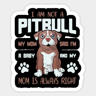 funny pitbull stickers teepublic