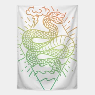 Power Snake Color Tapestry