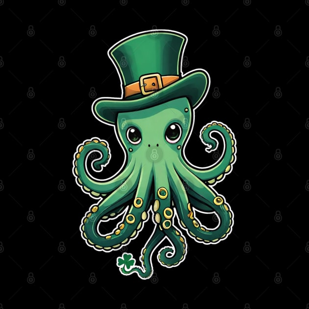 St Patricks Day Irish Octopus 4 by Grave Digs