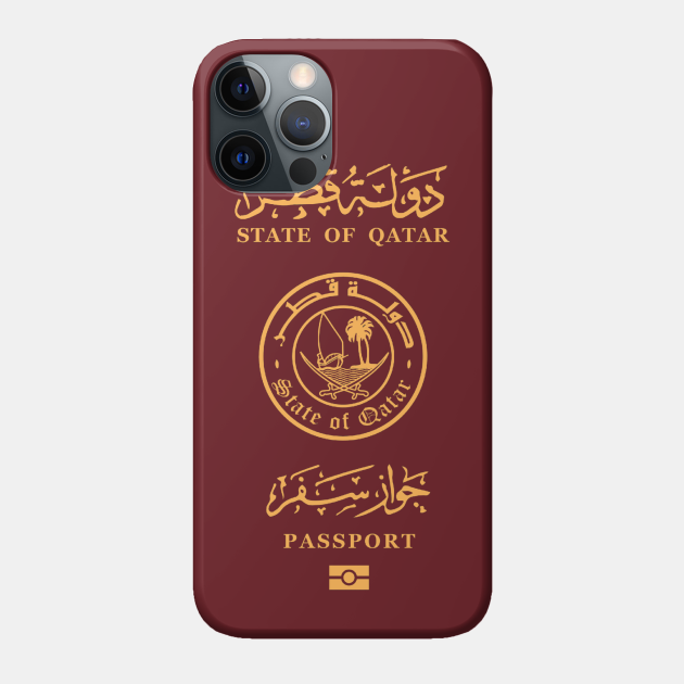 Qatar passport Qatar Phone Case TeePublic
