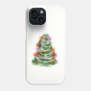 An Old Fashioned Christmas Tree Phone Case