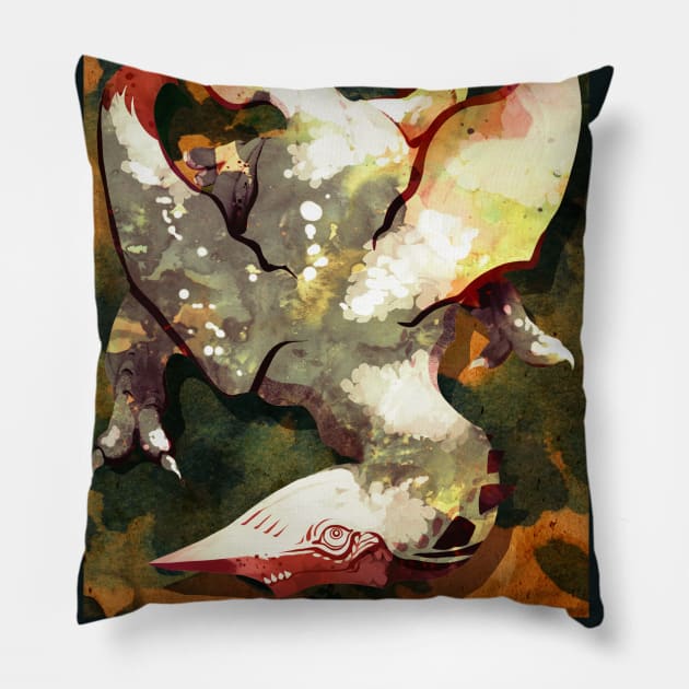 Albino Chameleos Pillow by Briarworth And Oleander