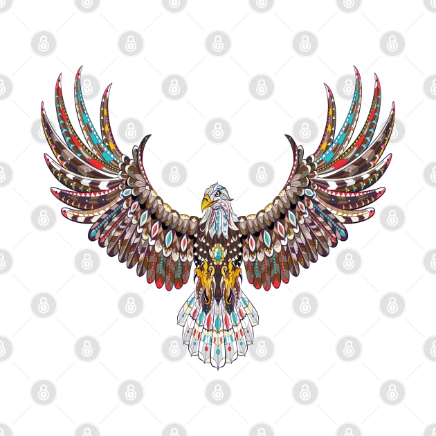 Native American Art Eagle 1 by Hudkins