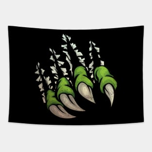 Monster claws scratching Tapestry