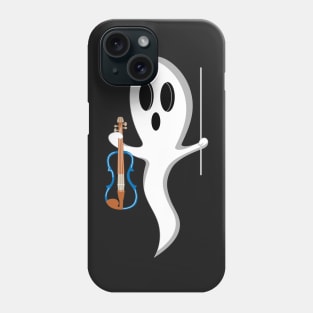 Funny ghost me electric violin Phone Case