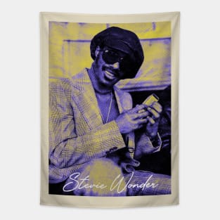 Stevie Wonder Neon Purple Tapestry