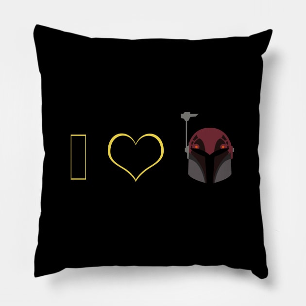 I <3 Sabine Pillow by Scotty White