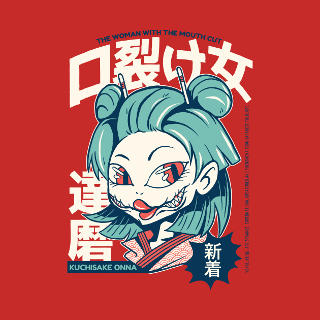 Yokai Kuchisake Onna Manga by SLAG_Creative